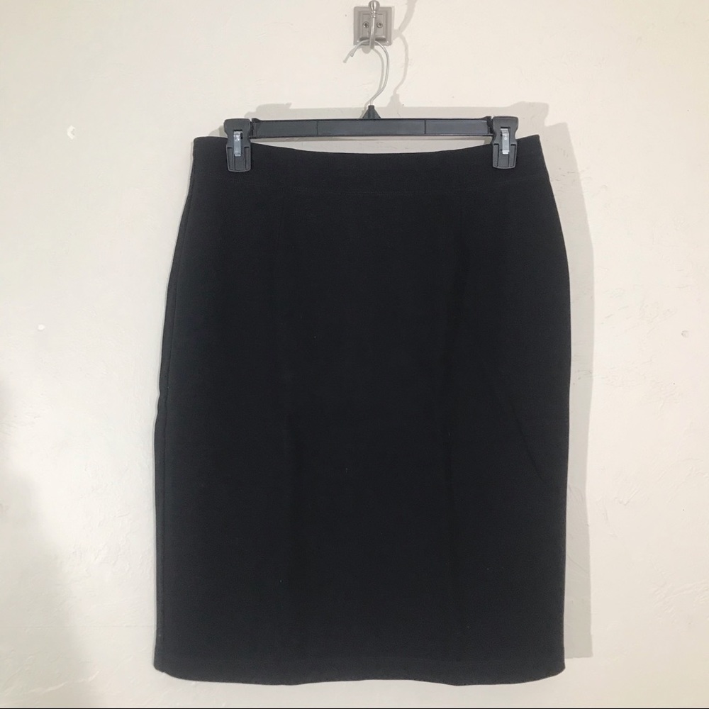 Eileen Fisher Black Pencil Skirt - Picture 2 of 7
